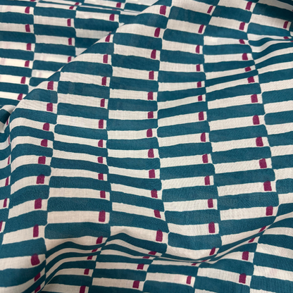 Block Printed Geometric Cotton