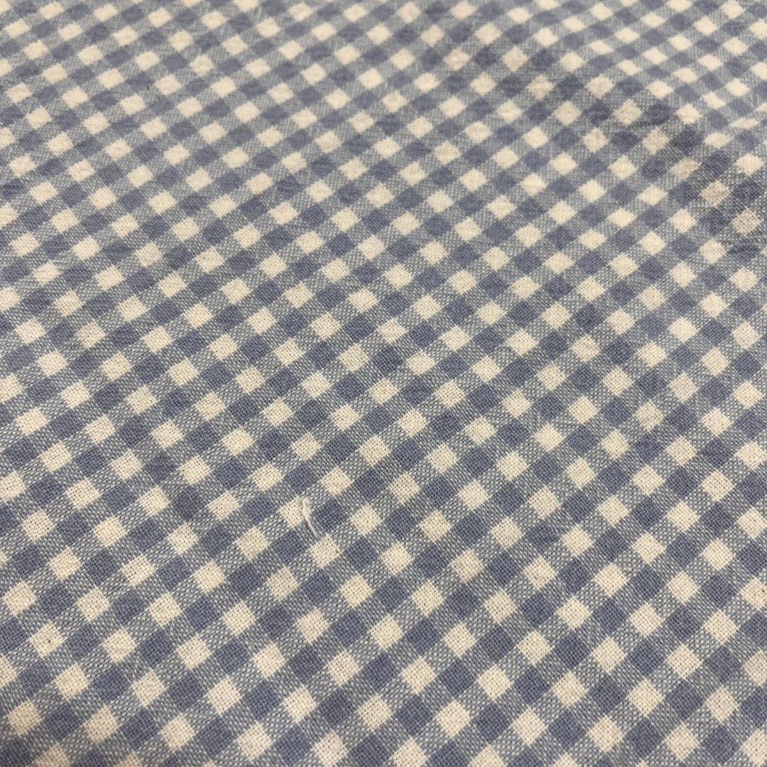 Organic Mini Check Cotton