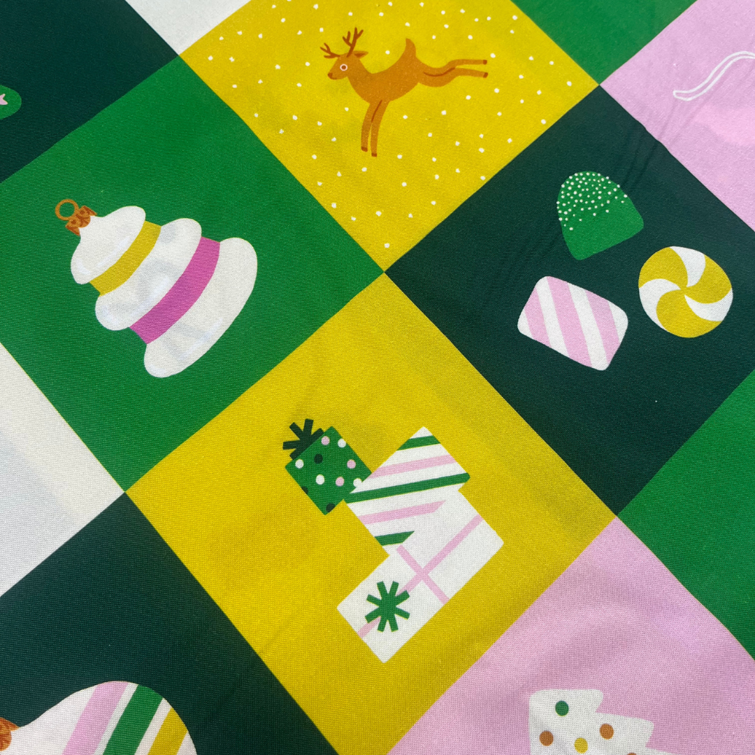 Merry Happy Christmas Panel | Ruby Star Society