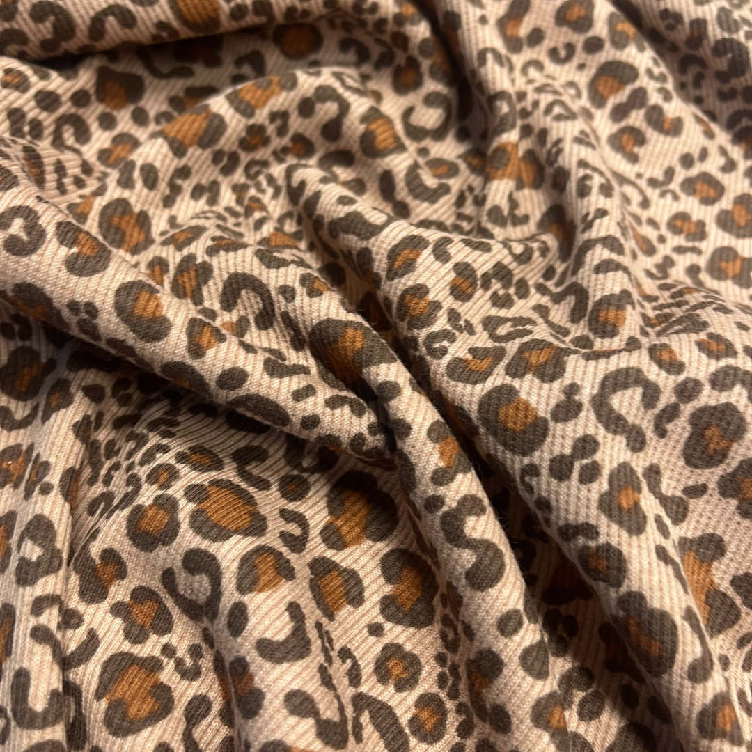 Leopard Rib Jersey