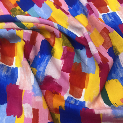 Brushstroke Brights Viscose