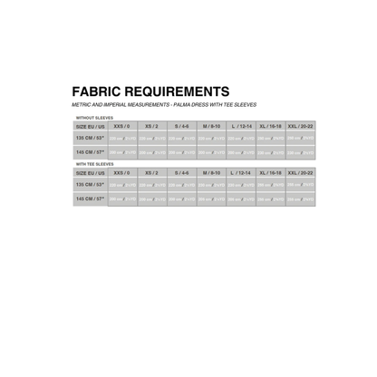 PUFF AND PENCIL | Palma Dress & Tee sleeve PDF Pattern