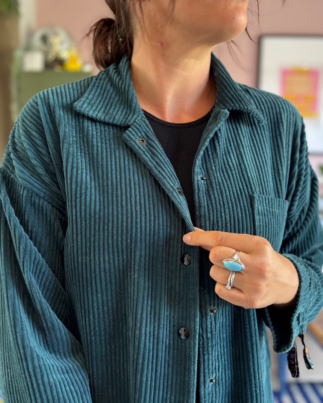 Sew Confident Seafoam Shacket Pattern