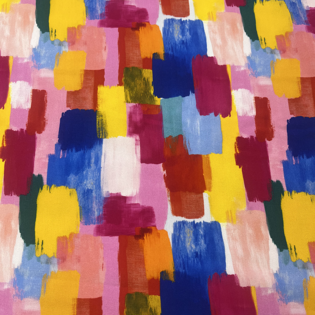 Brushstroke Brights Viscose