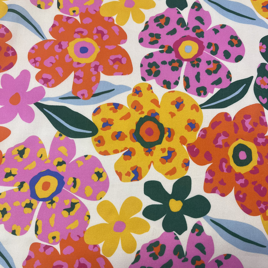 Leopard Bloom Lyocell