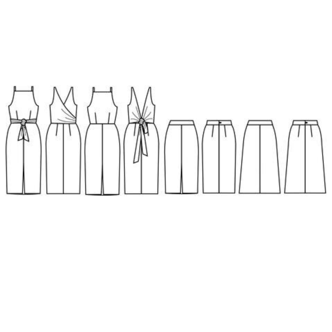 Papercut Patterns | Axis Dress/ Skirt Paper Pattern