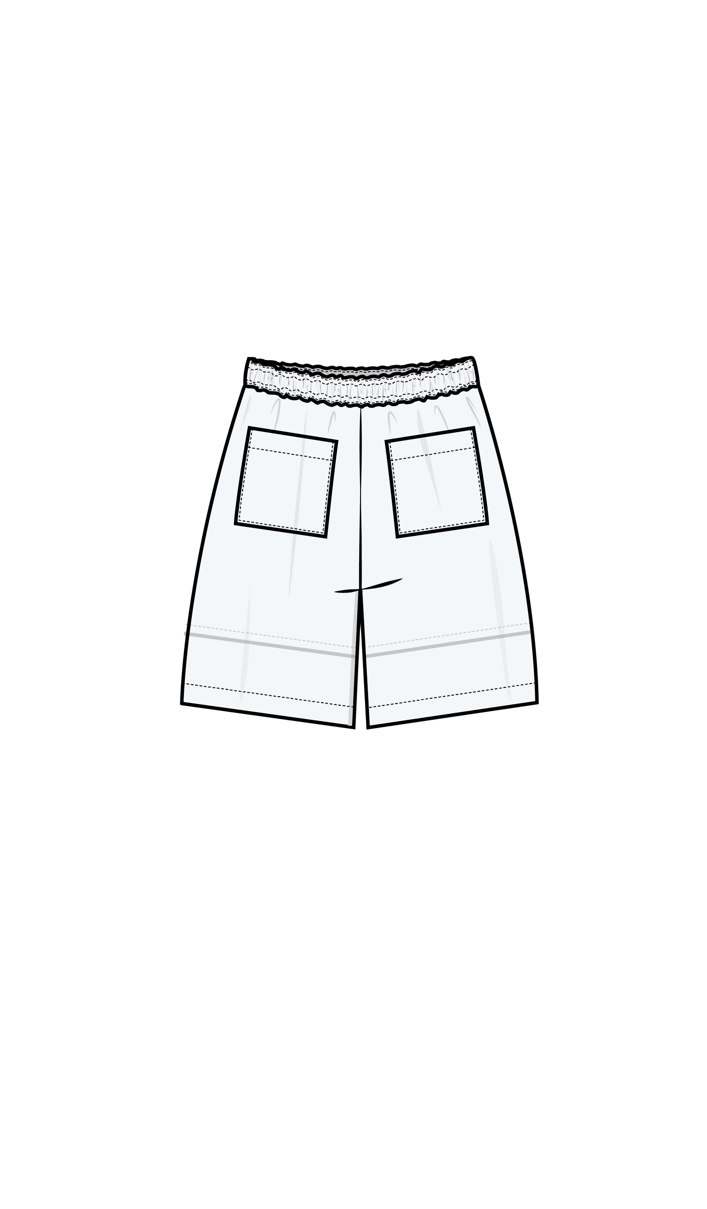 PUFF AND PENCIL | Breezy Shorts PDF Pattern