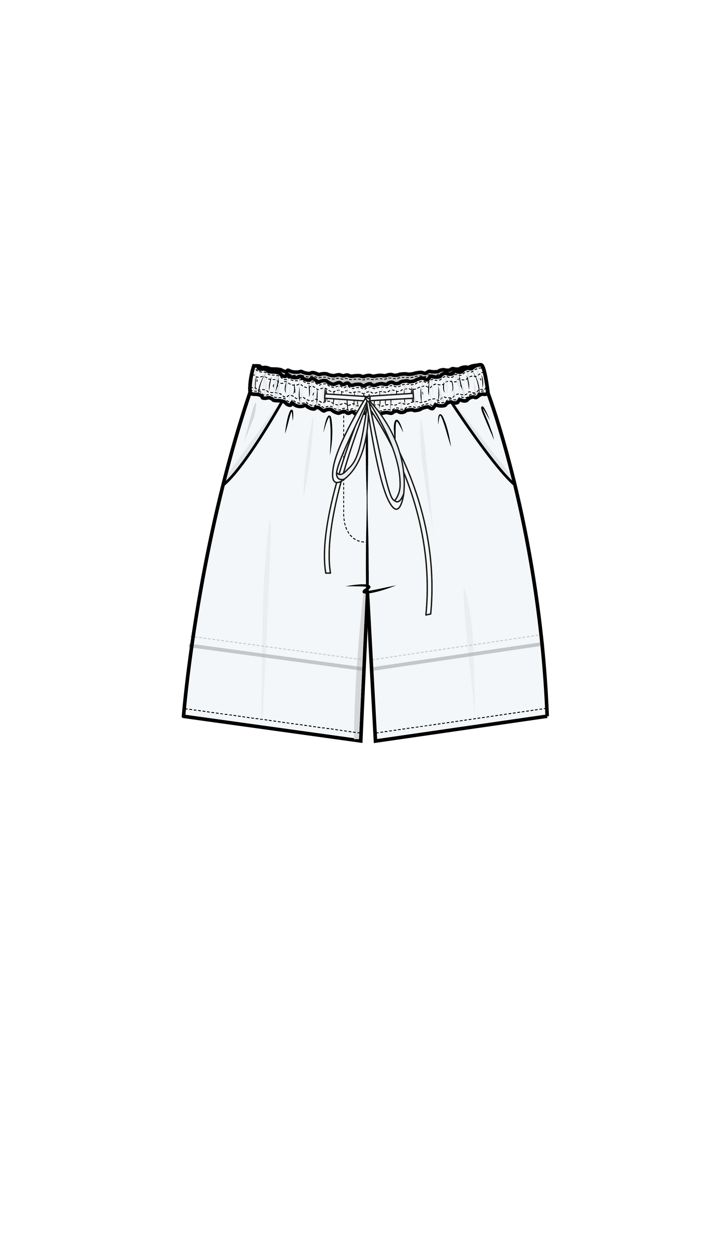 PUFF AND PENCIL | Breezy Shorts PDF Pattern