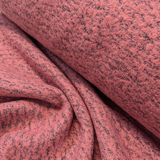 Blush Pink Boucle Melange