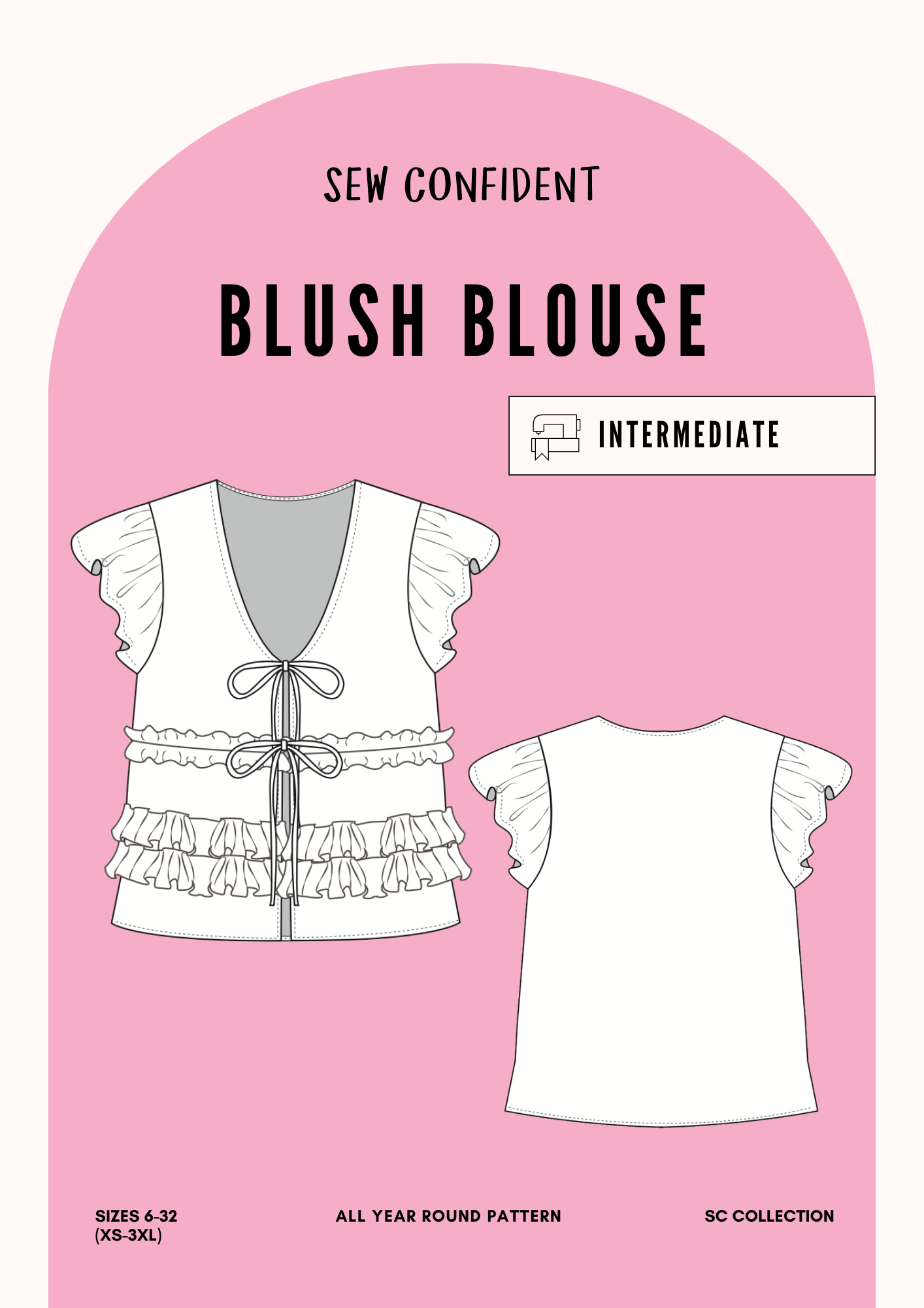 Sew Confident Blush Blouse