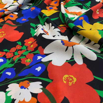 Cassandra Floral Viscose Crepe | Fabric Godmother