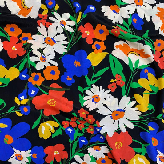 Cassandra Floral Viscose Crepe | Fabric Godmother