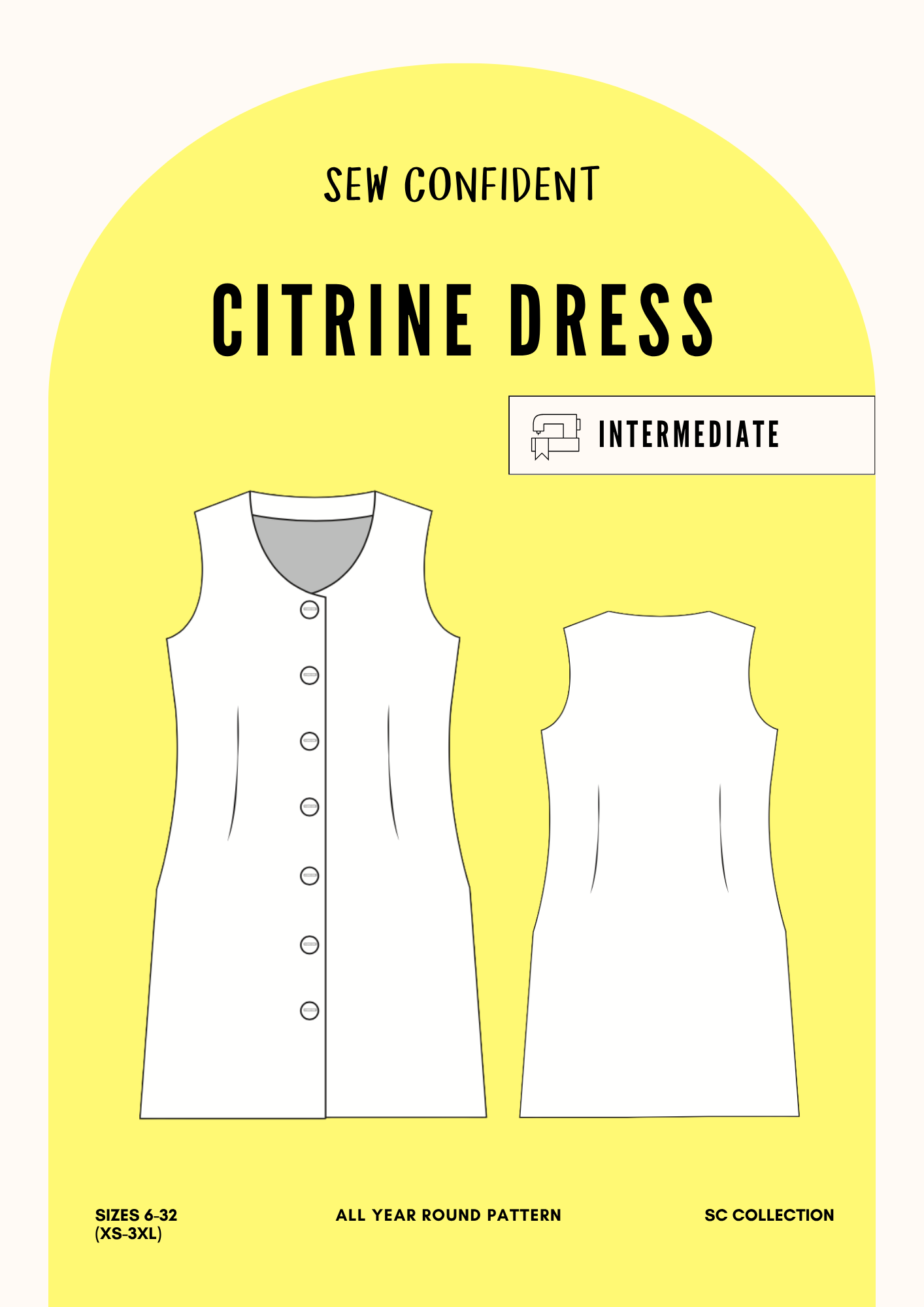 Sew Confident Citrine Dress