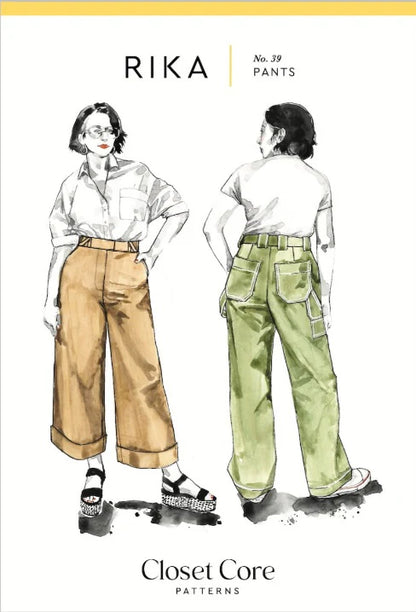 Closet Core - Rika Trousers Paper Pattern