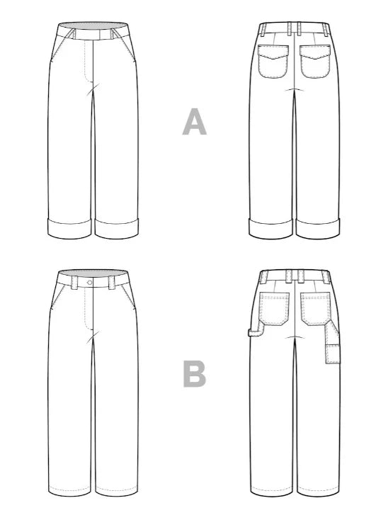 Closet Core - Rika Trousers Paper Pattern