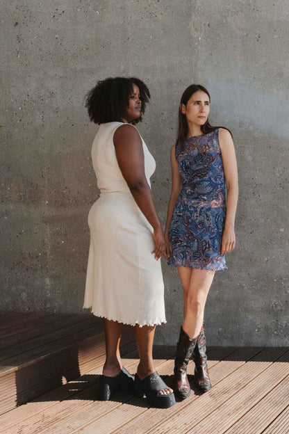 PUFF AND PENCIL | Wavy Hem Dress PDF Pattern