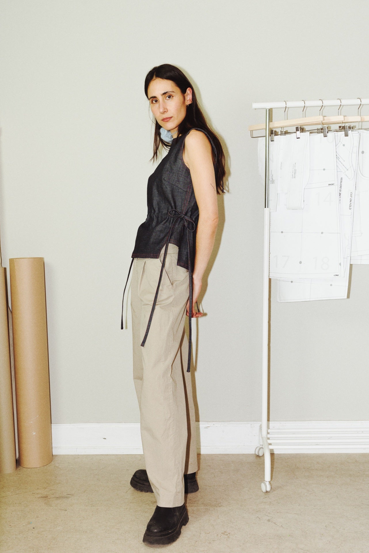 PUFF AND PENCIL | Tie Waist Blouse x Cone Sleeve PDF Pattern Bundle