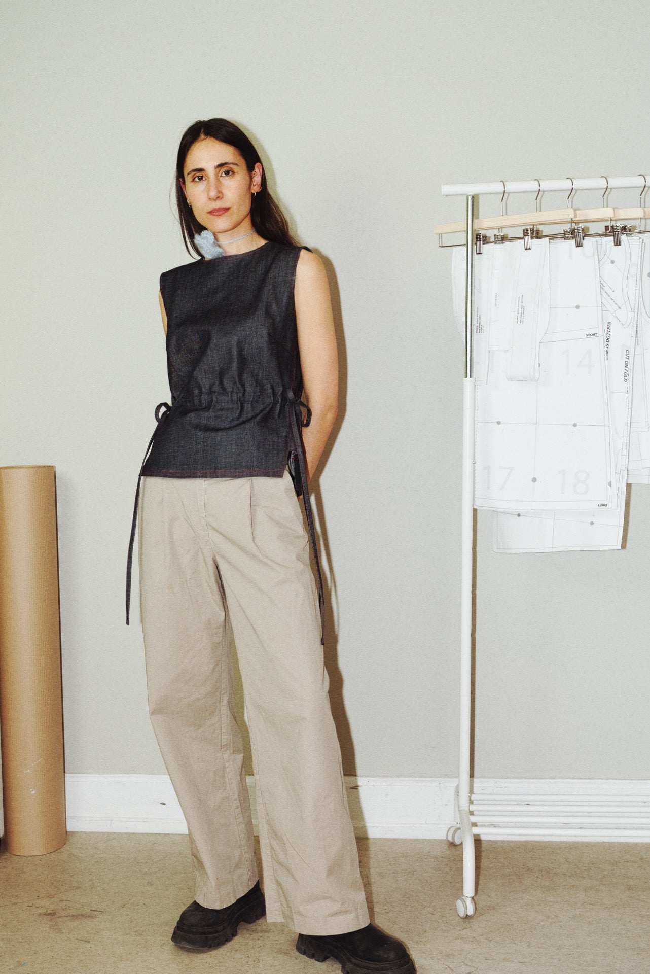 PUFF AND PENCIL | Tie Waist Blouse x Cone Sleeve PDF Pattern Bundle