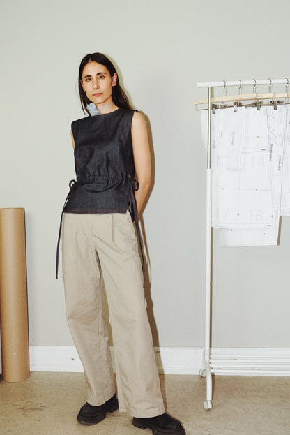 PUFF AND PENCIL | Tie Waist Blouse x Cone Sleeve PDF Pattern Bundle