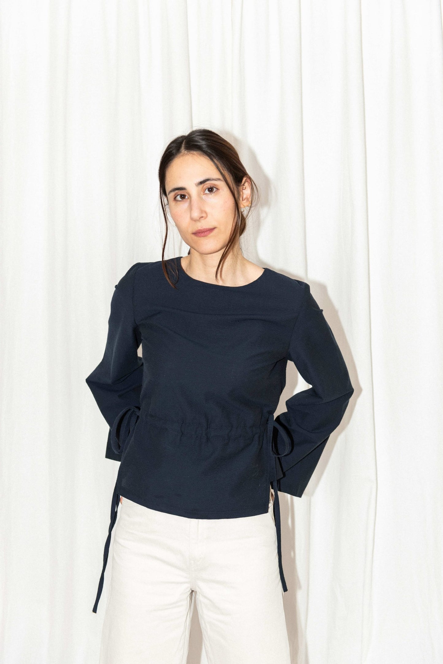 PUFF AND PENCIL | Tie Waist Blouse x Cone Sleeve PDF Pattern Bundle