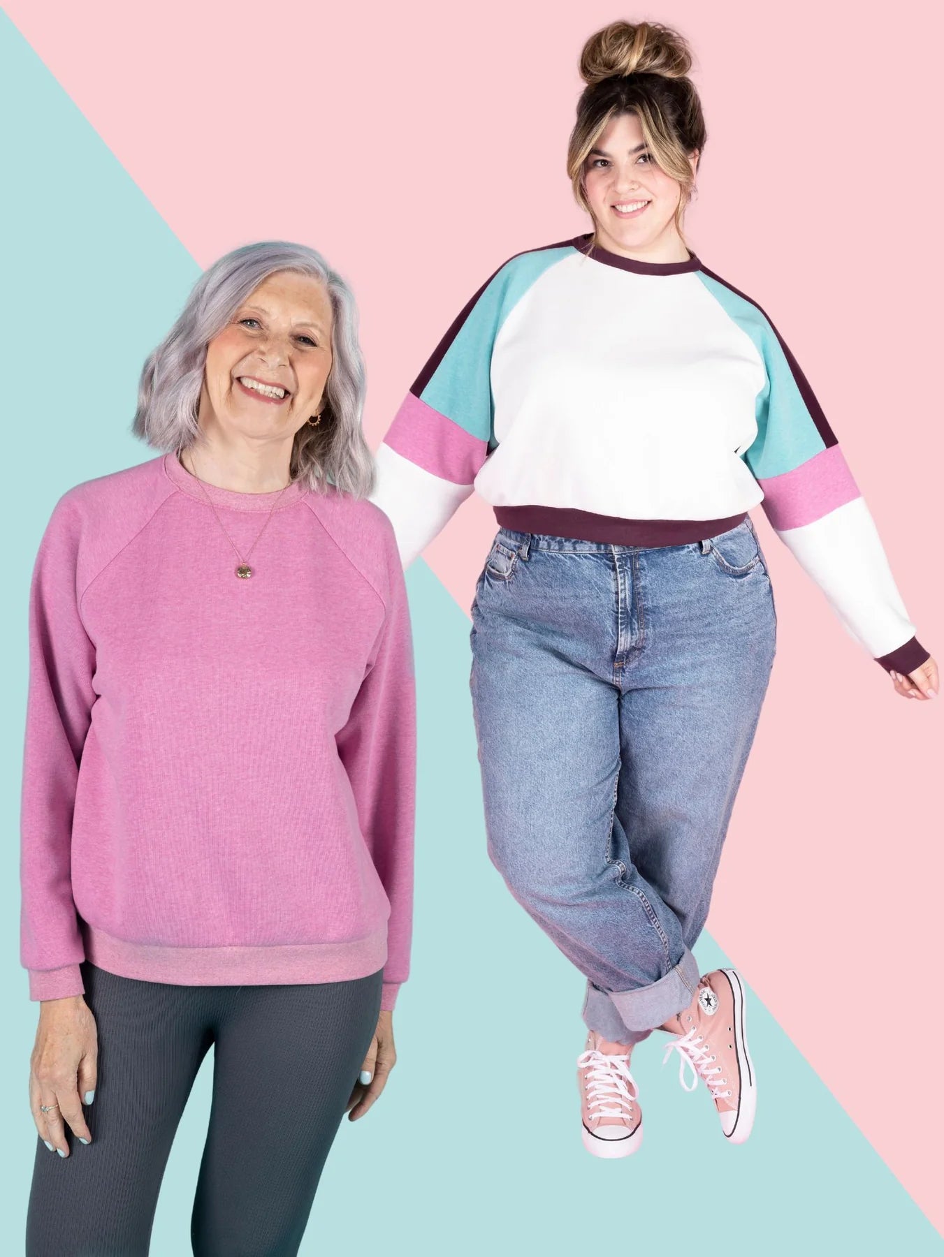 Sequin Sleeve Drew Sweatshirt Kit