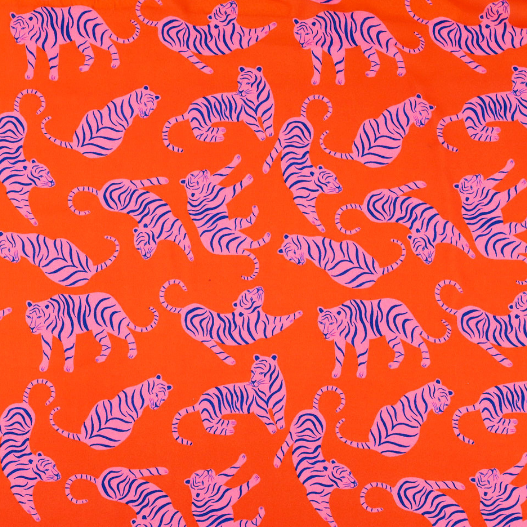 Milo Tiger Viscose | Fabric Godmother