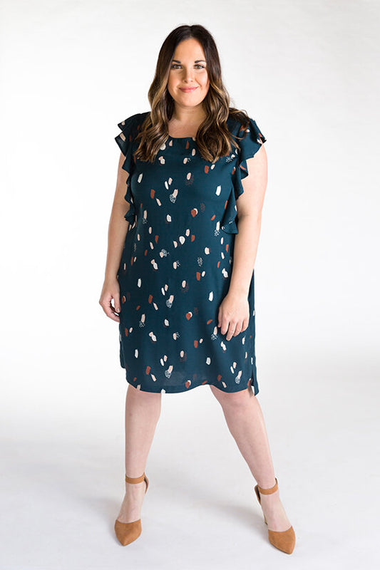 Chalk and Notch | Farrah Blouse & Dress Paper Pattern