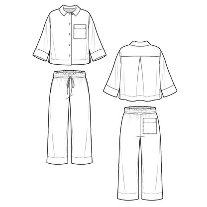 Closer Core Patterns | Fran Pyjamas Paper Pattern