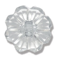 Clear Flower Buttons | 15mm | 23mm
