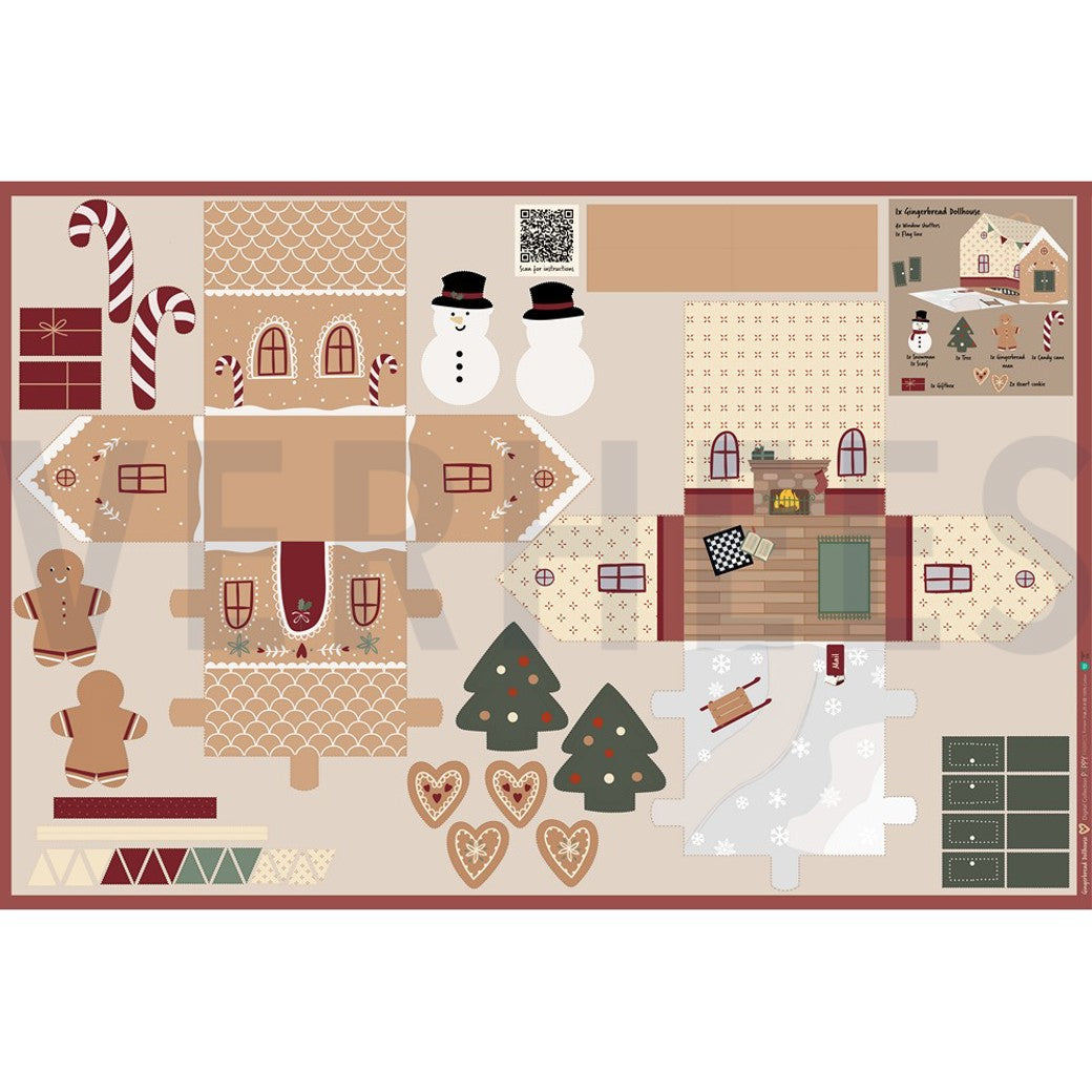 Gingerbread House Panel