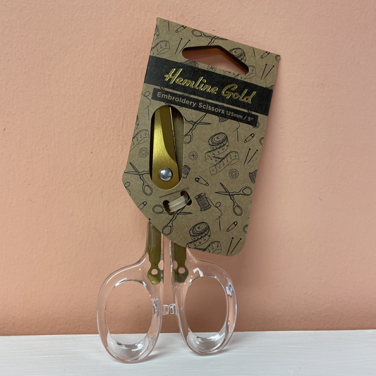 Hemline Gold Embroidery Scissors