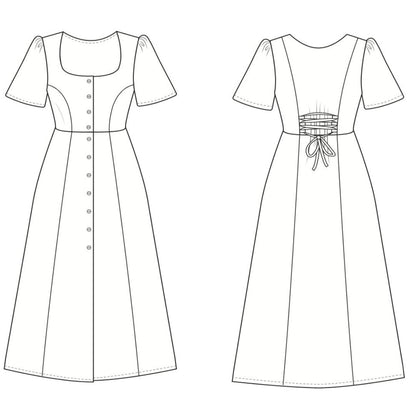 Friday Pattern Co. | The Hughes Dress Paper Pattern
