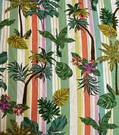 Stripy Palms Linen | Lady McElroy