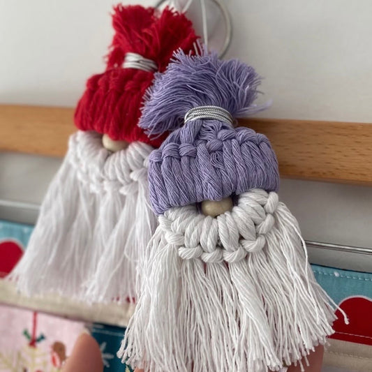 Xmas Classes -  Crafty Weekend - Macrame Santa Decoration DUNDEE