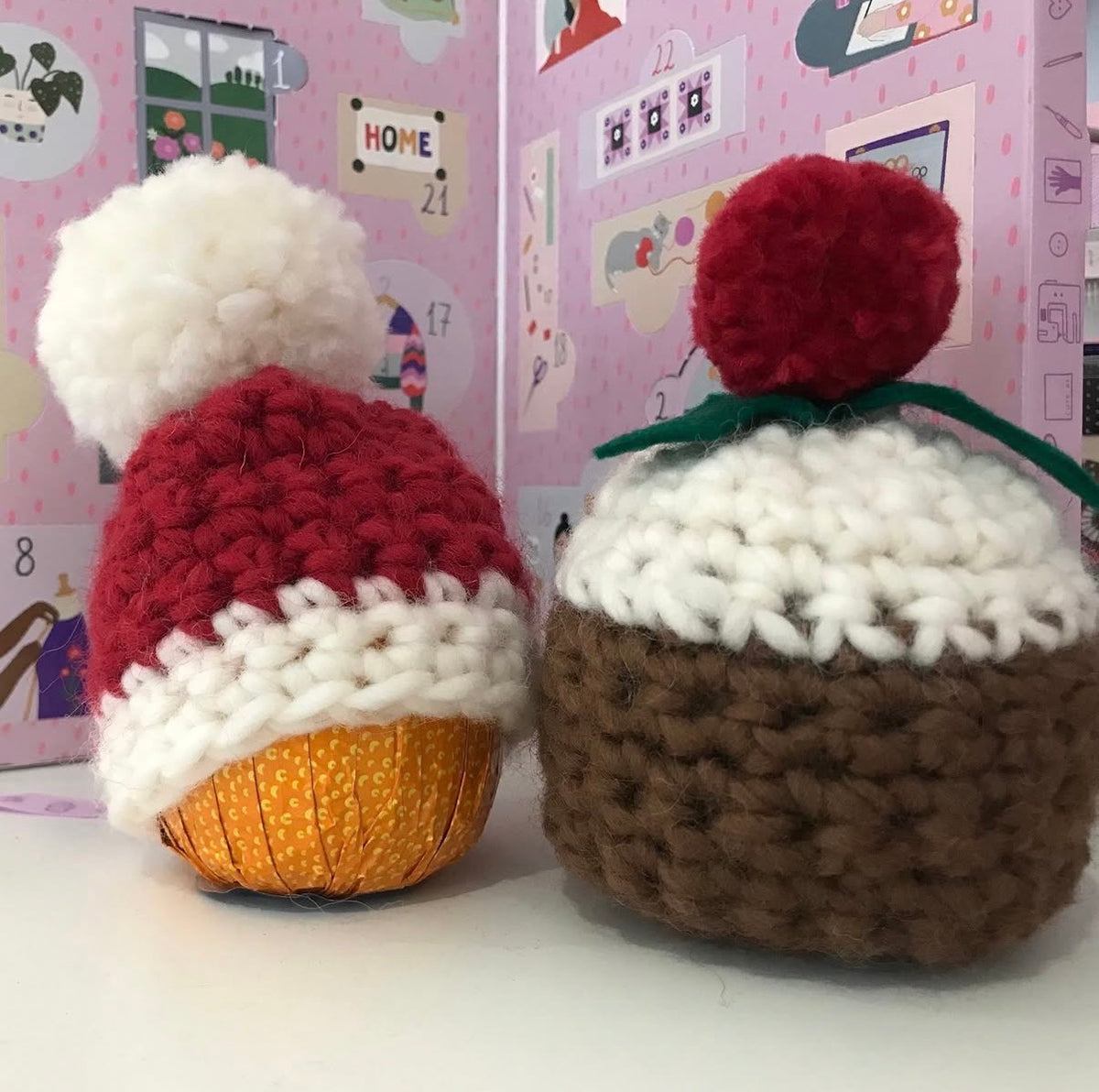 Xmas Classes - Beginners Crochet Santa Hats and Puddings DUNDEE