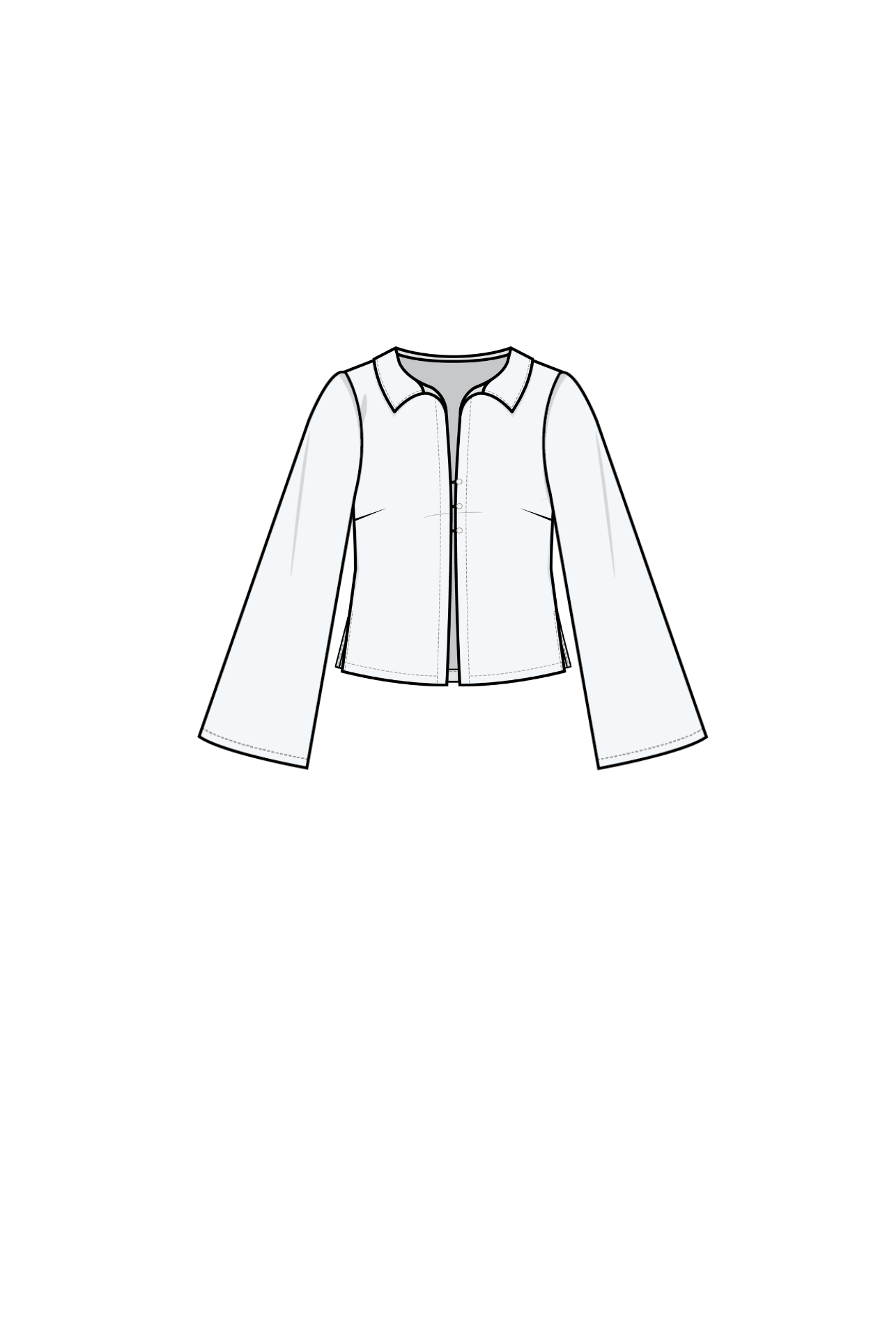 PUFF AND PENCIL | Collared Blouse and Cone Sleeve PDF Pattern Bundle