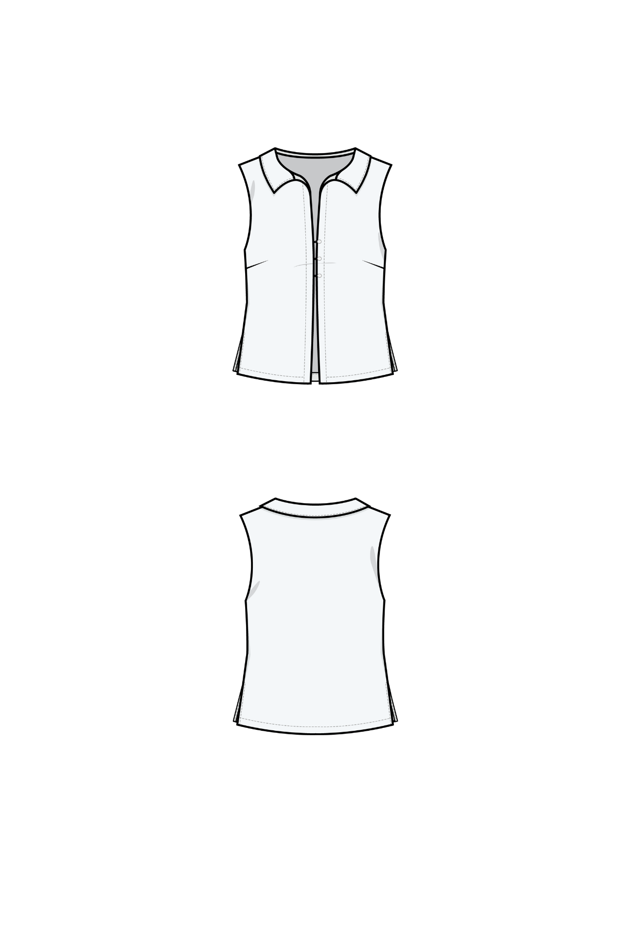 PUFF AND PENCIL | Collared Blouse and Cone Sleeve PDF Pattern Bundle