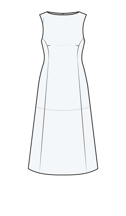 PUFF AND PENCIL | Boatneck Dress and Tee Sleeve PDF Pattern