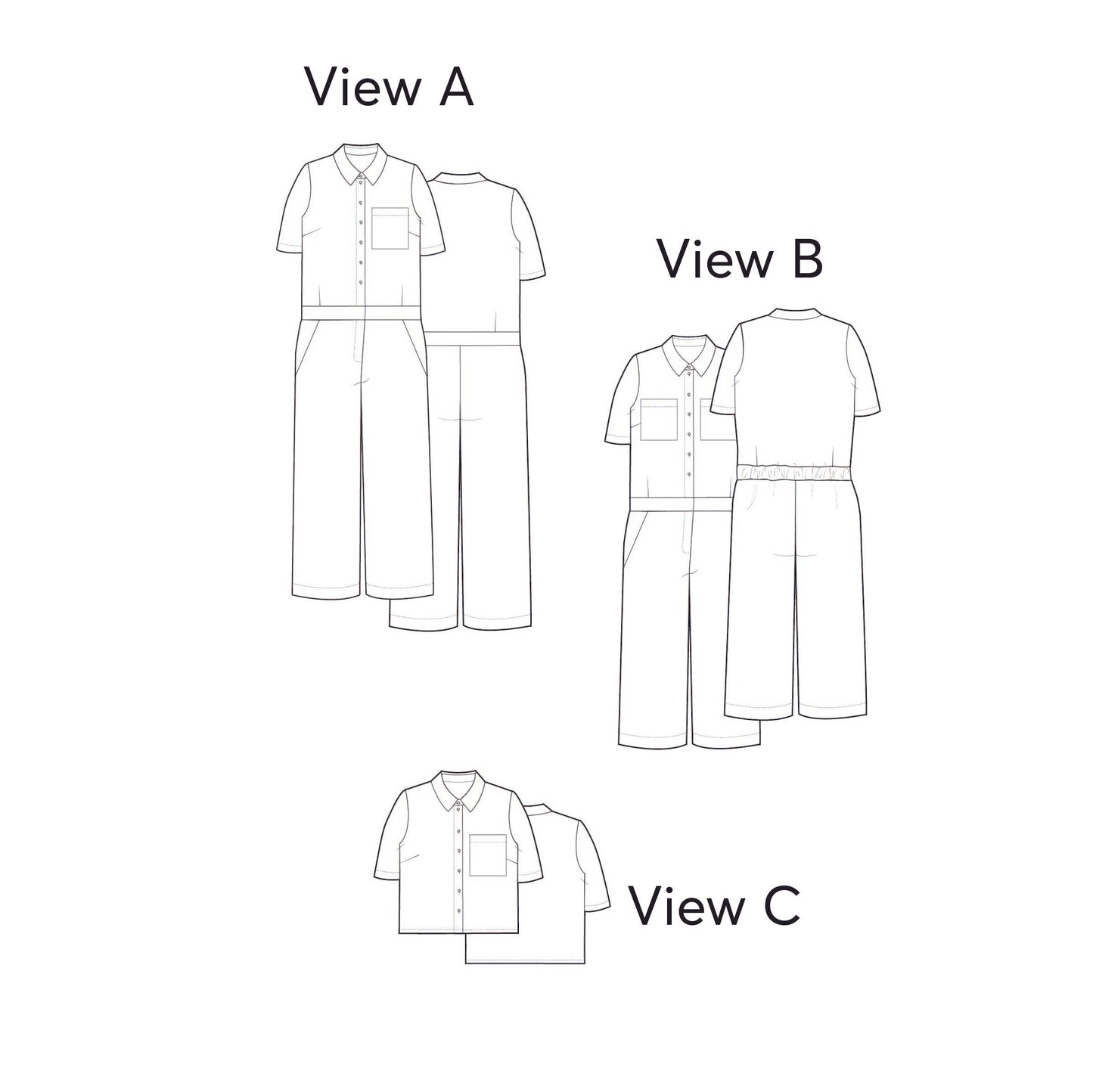 Homer and Howells Lennox Boilersuit Pattern