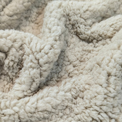 Light Brown Teddy Backed Suedette