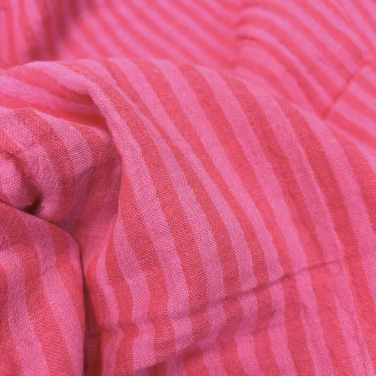 Striped Double Gauze | Multiple Colours