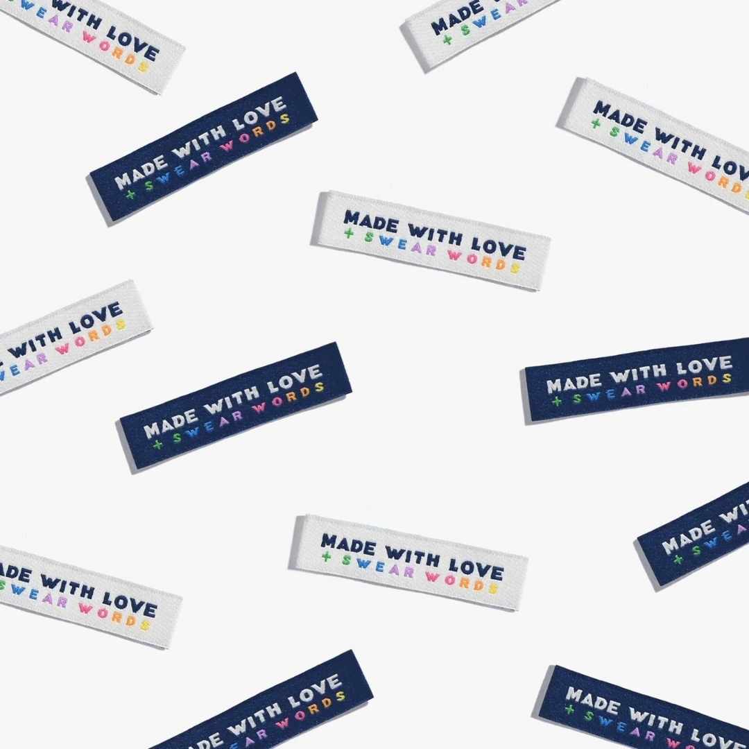 'Made With Love And Swearwords' | 6 Sew-In Labels | Kylie And The Machine