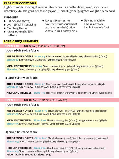 LYRA Dress | Tilly and the Buttons