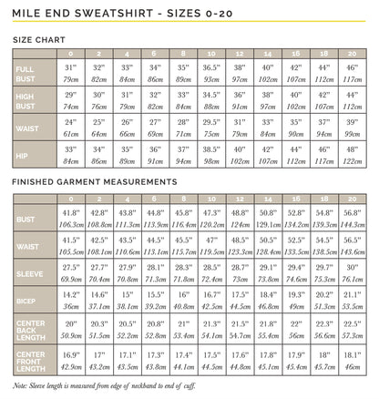 Closet Core Patterns | Mile End Sweatshirt Paper Pattern