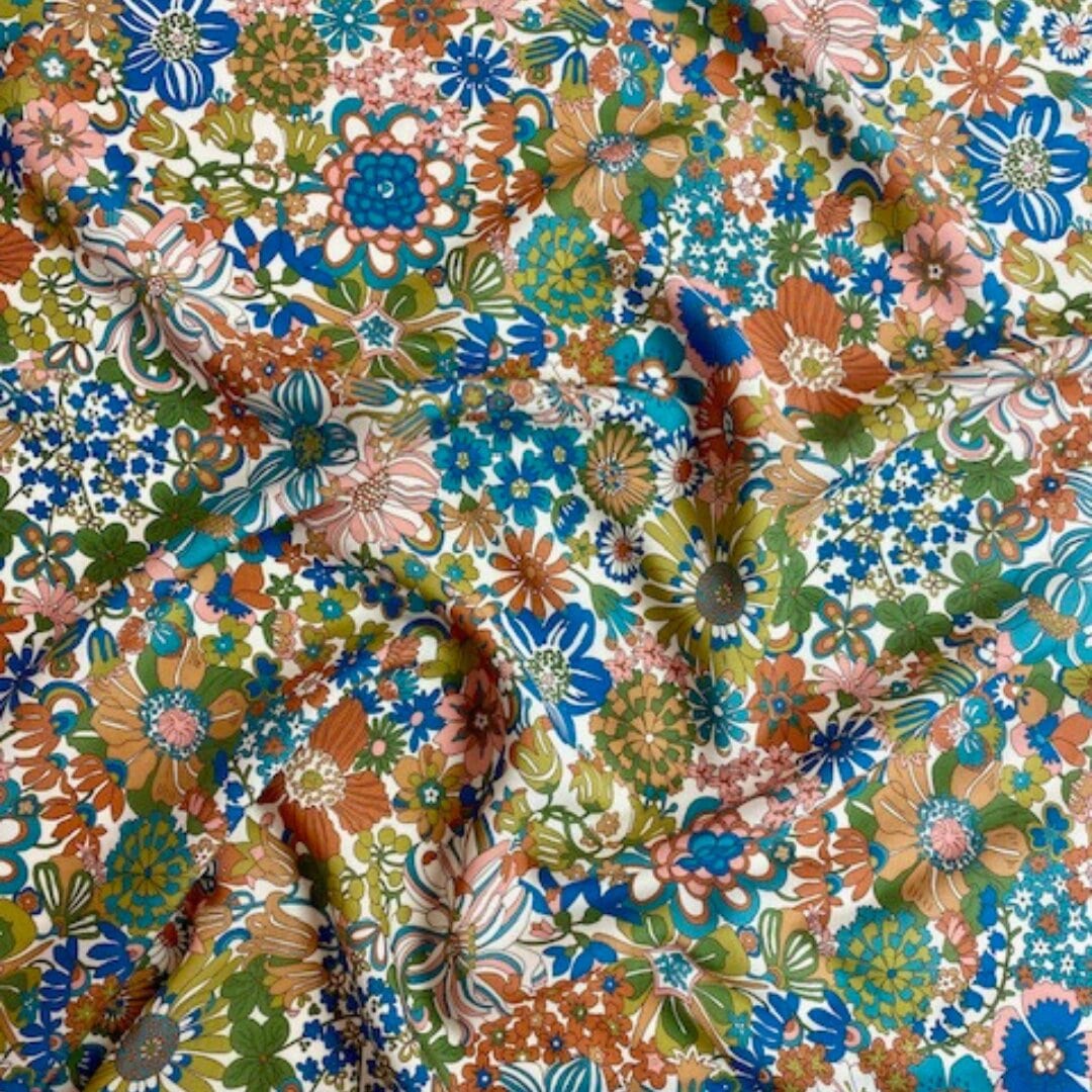 Rainbow Garden Pandora Viscose | 2 Colourways! | Liberty Fabrics