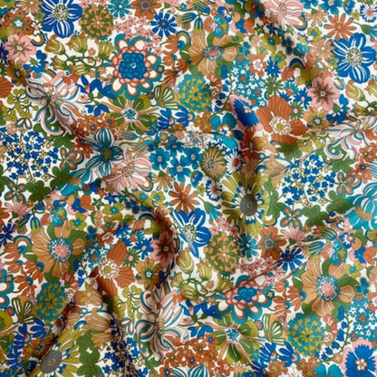 Rainbow Garden Pandora Viscose | 2 Colourways! | Liberty Fabrics
