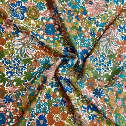 Rainbow Garden Pandora Viscose | 2 Colourways! | Liberty Fabrics