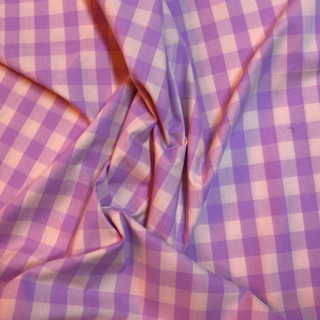 Cotton Yard Dyed Check | 96cm Remnant