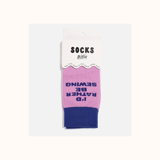 Id Rather Be Sewing Socks by KATM