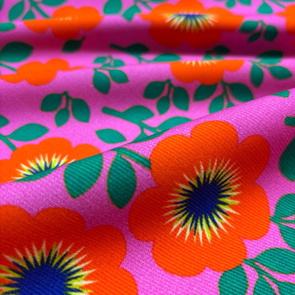 Hibiscus Print Needlecord